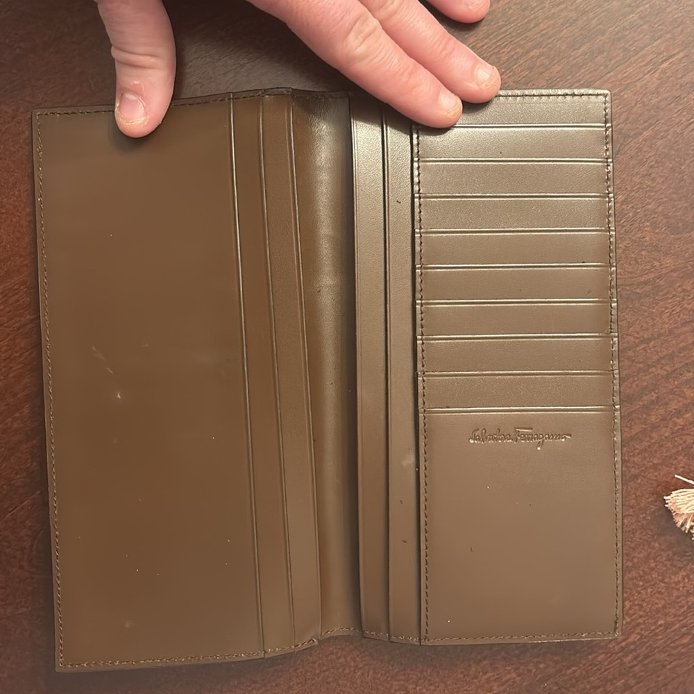 Ferragamo Yellow Patterned Wallet - image 2